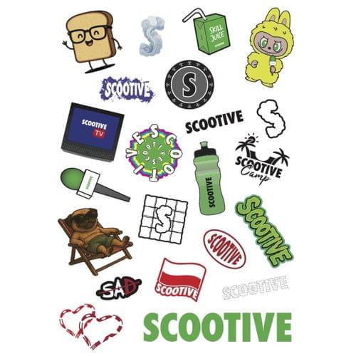 Zestaw naklejek od Scootive ver.2k26